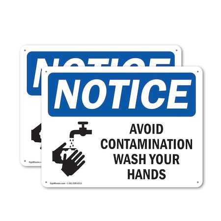 Signmission Safety Culture Sign, 18 in Width, Plastic, Rectangle OS-2PACK-NS-P-1218-L-15290
